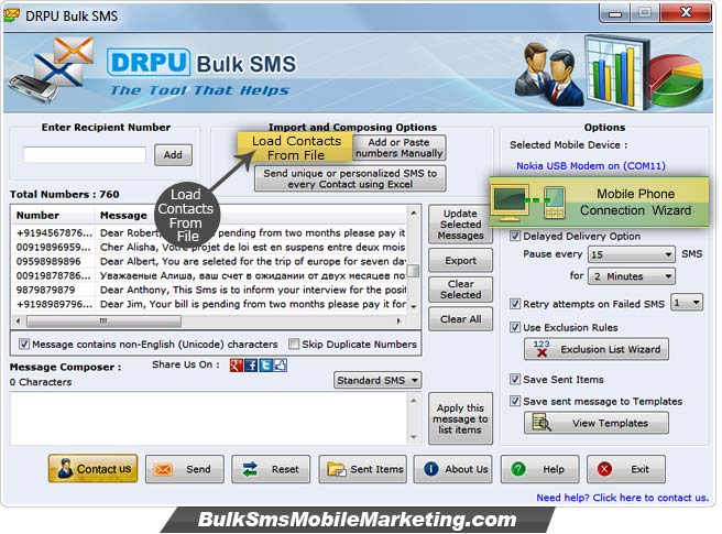 Bulk SMS Mobile Marketing - GSM Phones