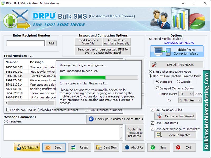 GSM Mobile SMS Marketing 8.2.1.0