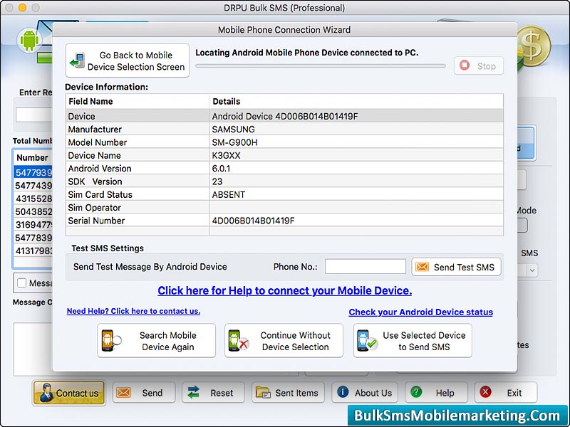 Bulk SMS Software Mac