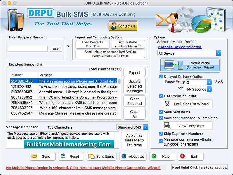 Mac Bulk SMS Marketing