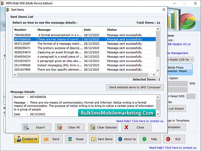 Windows 7 Bulk SMS Mobile Marketing Multi Mobile 9.2.1.1 full