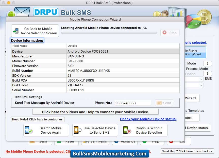 Mac Bulk SMS Mobile Marketing - Professional