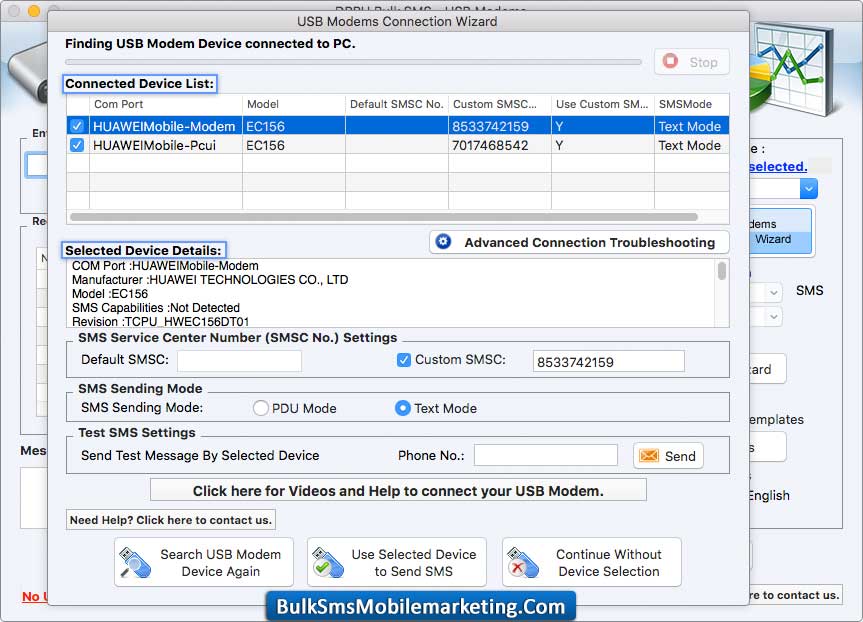 Us Modems Connection Wizard