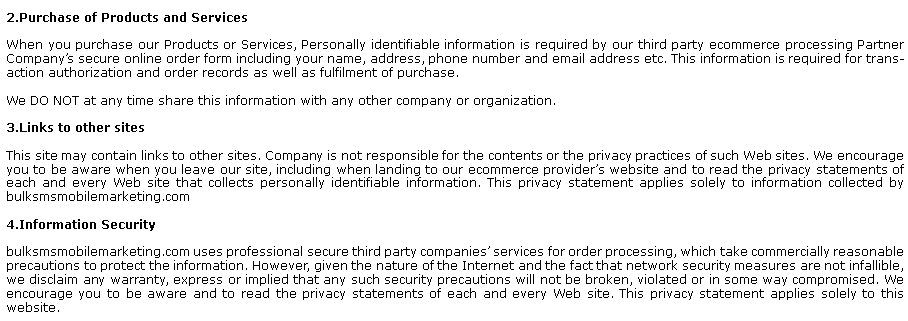 Privacy Policy