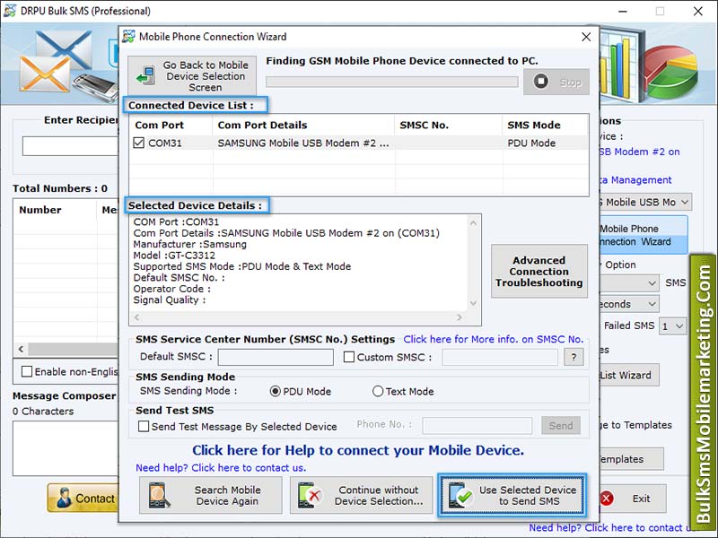 Bulk SMS Marketing Software Windows 11 download